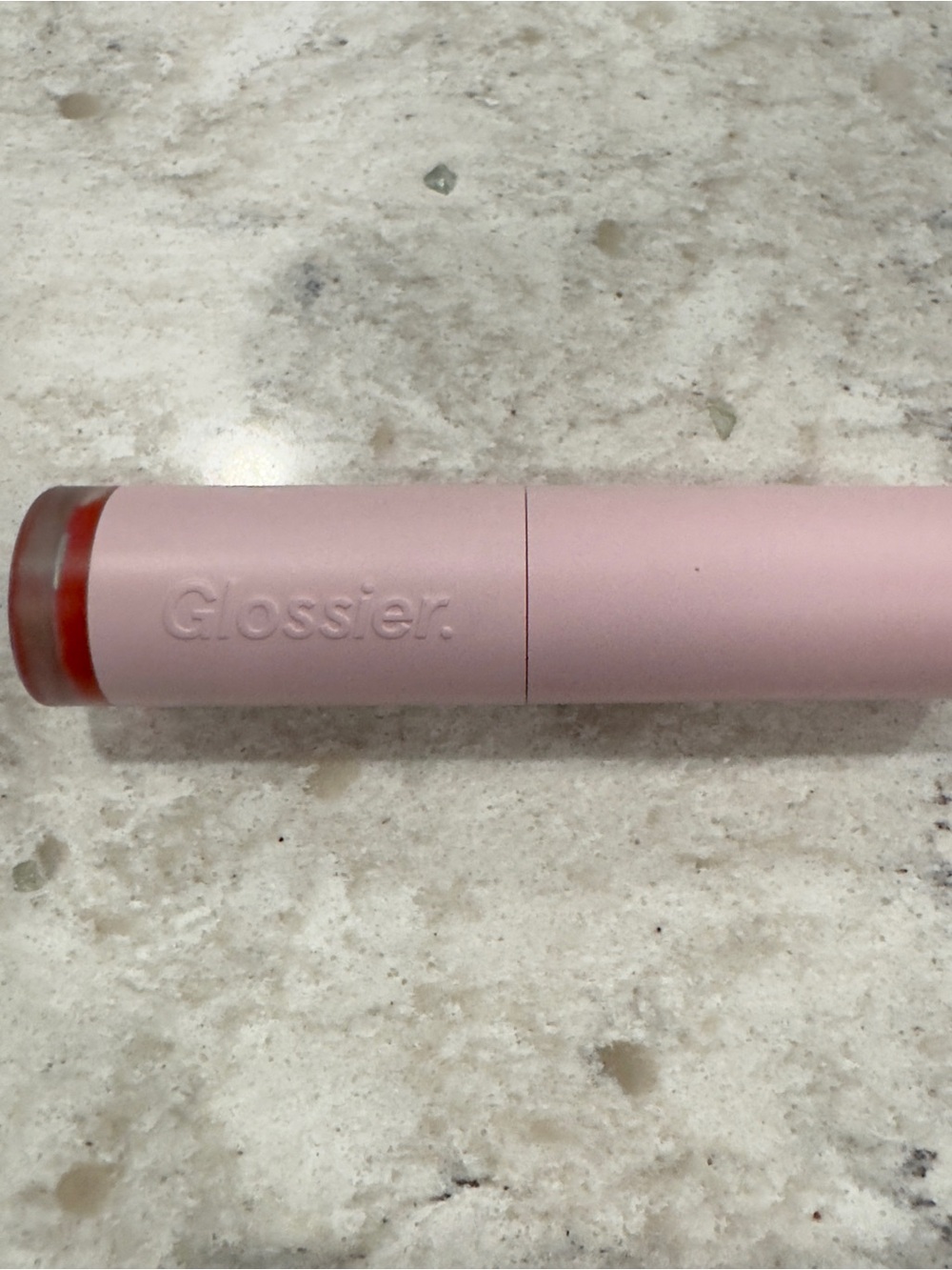 New Glossier G Suit Soft Touch Lip Crème in Strike